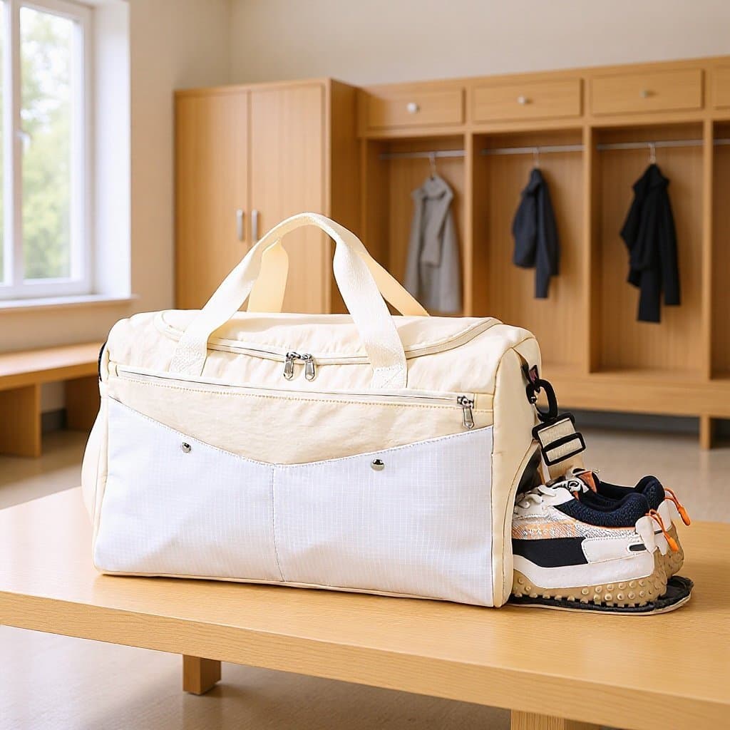 Bolsa de ginástica esportiva Armazém de sapatos independente Separação seca e úmida Leve à prova d'água 2026 Novo estilo