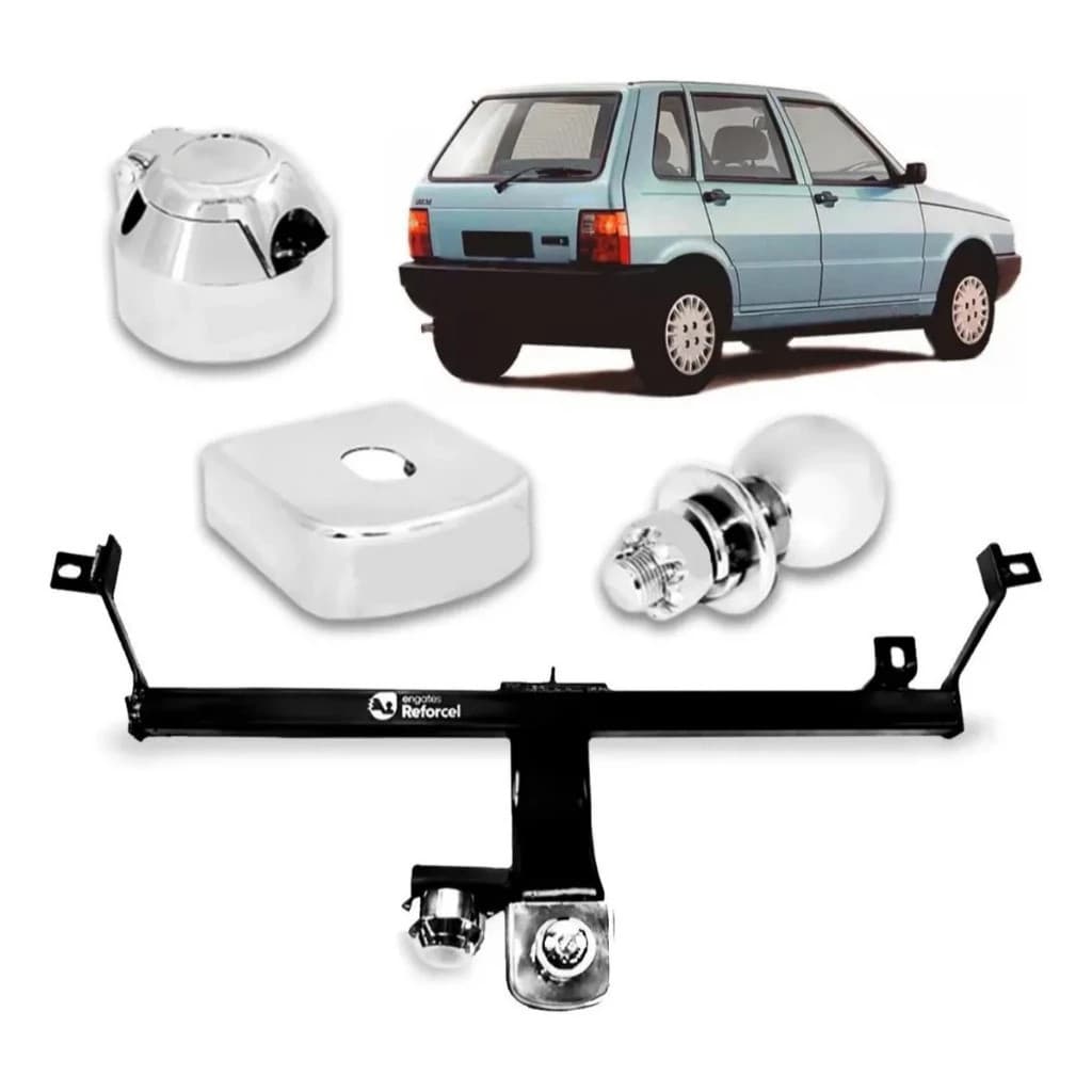 Engate Reboque Fiat Uno 2004 2005 2006 2007 2008 2009 2010 bOM. Homologado