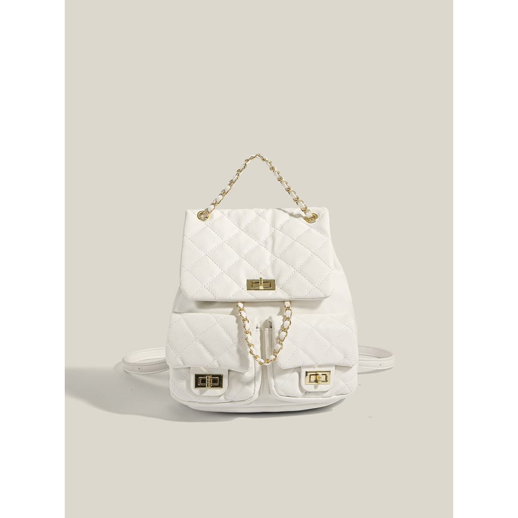 [Corrida Querida] Nicho Caviar Xiaoxiangfeng mini2026 Novo Estilo Corrente Mochila Portátil Mochila Feminina