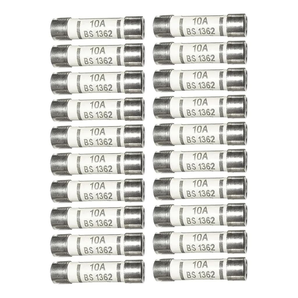 Fusivel Ceramic Bs1362 (10a 250v Fuses Bs1362) Domestic 1-3-5-10-Peças