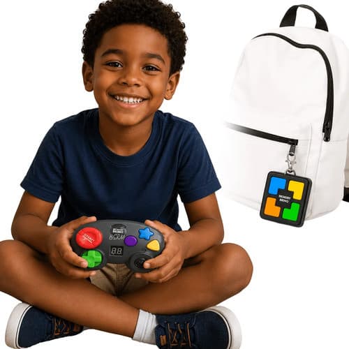 Kit jogo da memória eletrônico brinquedo educativo infantil com luz som desenvolver memória portatil