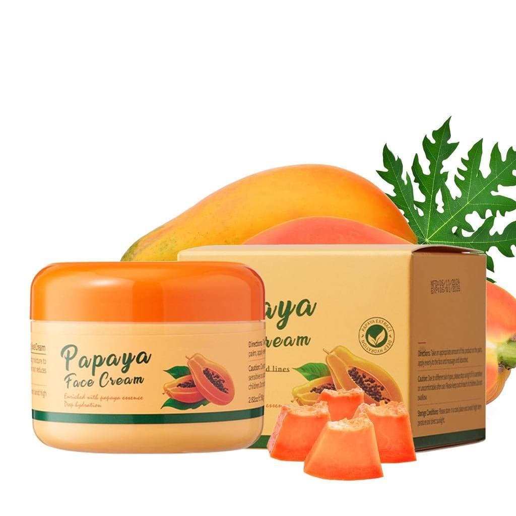 Hidratante Facial PapayaFace - Hidratante com Extrato de Papaia, Nutritivo para Uso Diário, para uma Pele Macia e Suave,