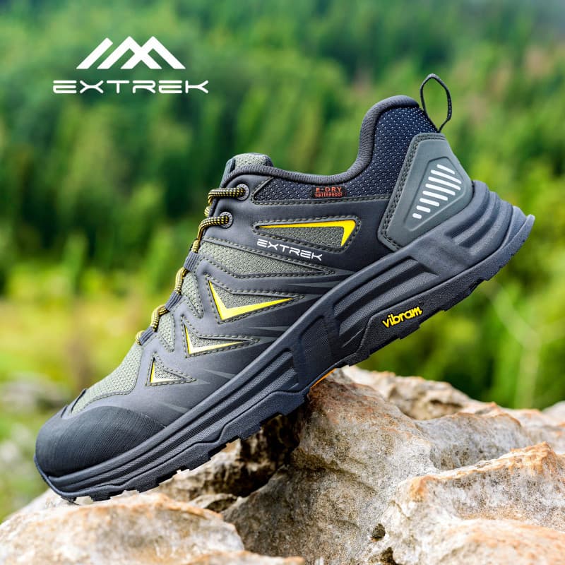 Tianyue/Extrek sapatos de caminhada ao ar livre das mulheres dos homens mesmo estilo antiderrapante V-sola vibram imperm