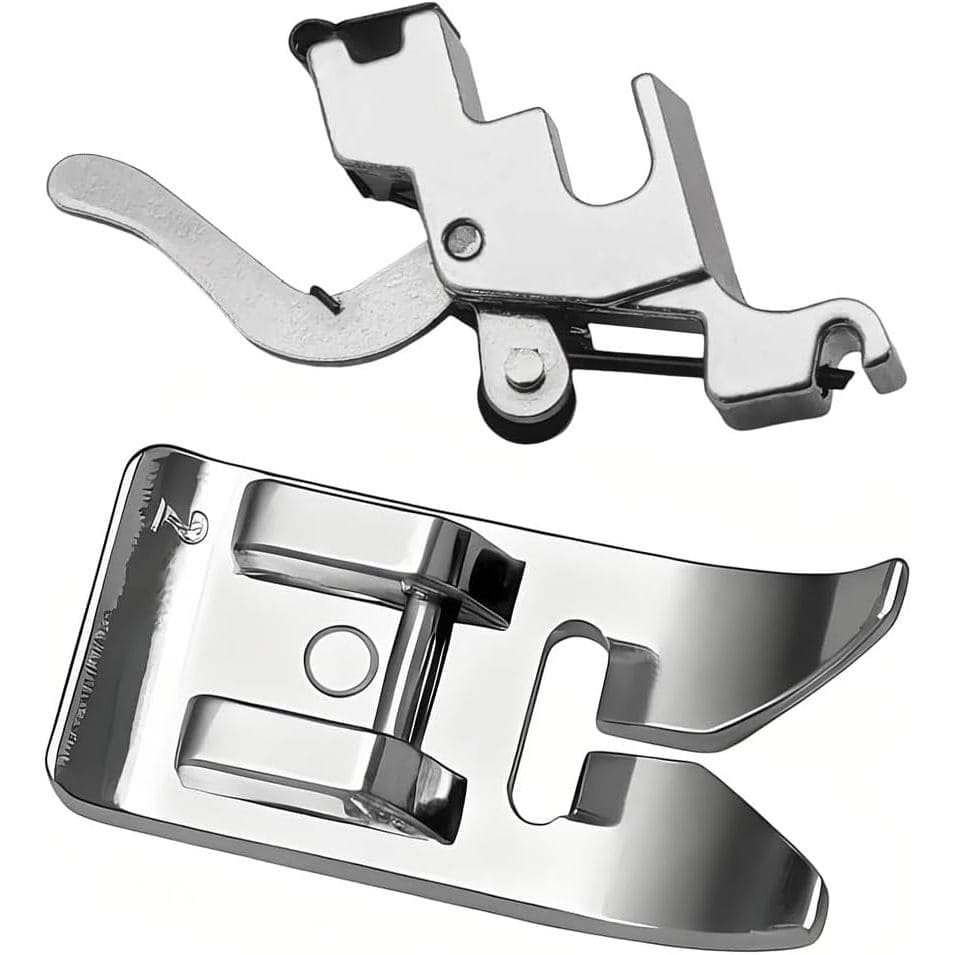Adaptador de Encaixe de Haste Baixa com Calcador Zig Zag - Compatível com máquinas de costura domésticas Brother, Singer