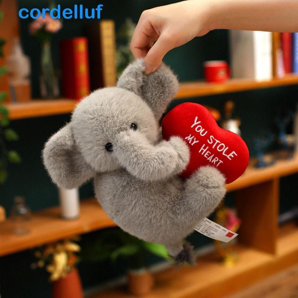 Boneca De Pelúcia De Elefante CORDELLUF , Porco Abraço Amor Coração Brinquedo , Fofo