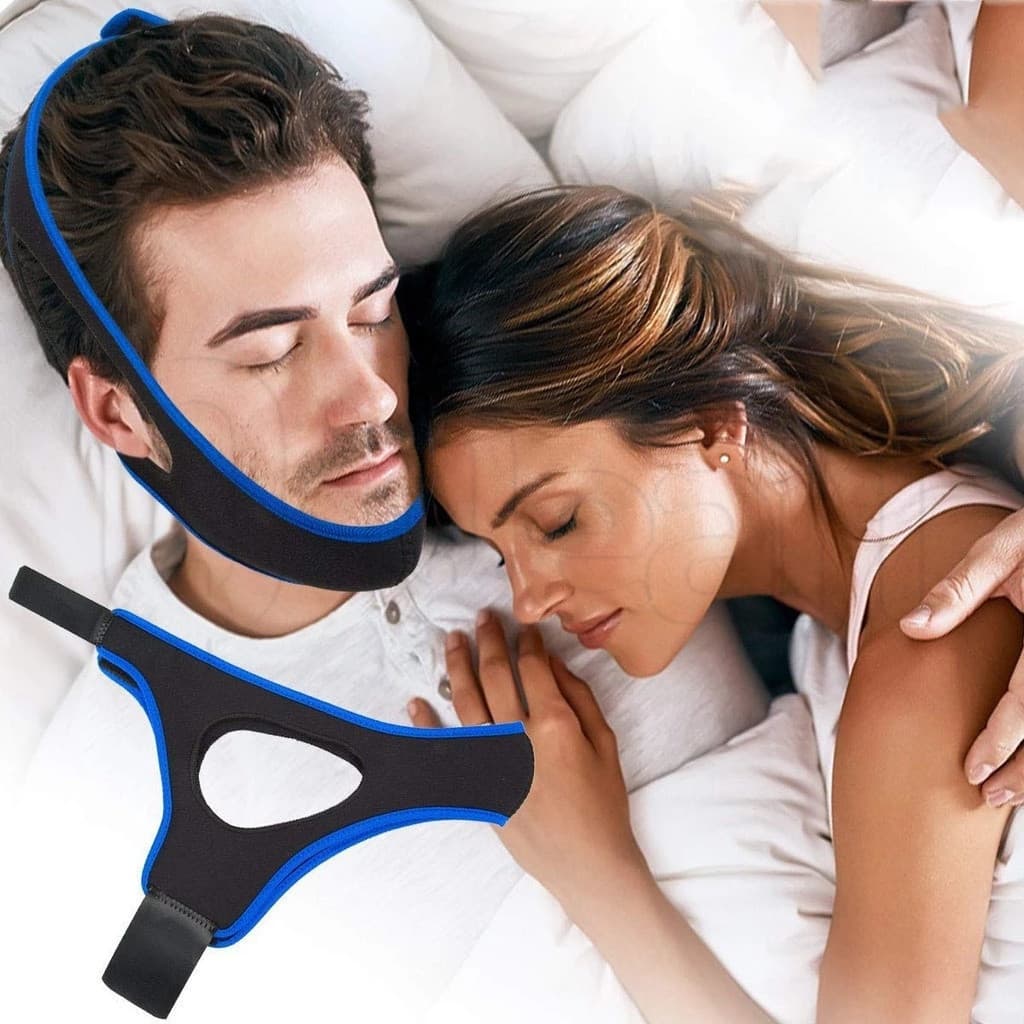 Faixa respiratória noturna de correção do sono, anti-ronco, para afinar e levantar o maxilar, faixa triangular auxiliar
