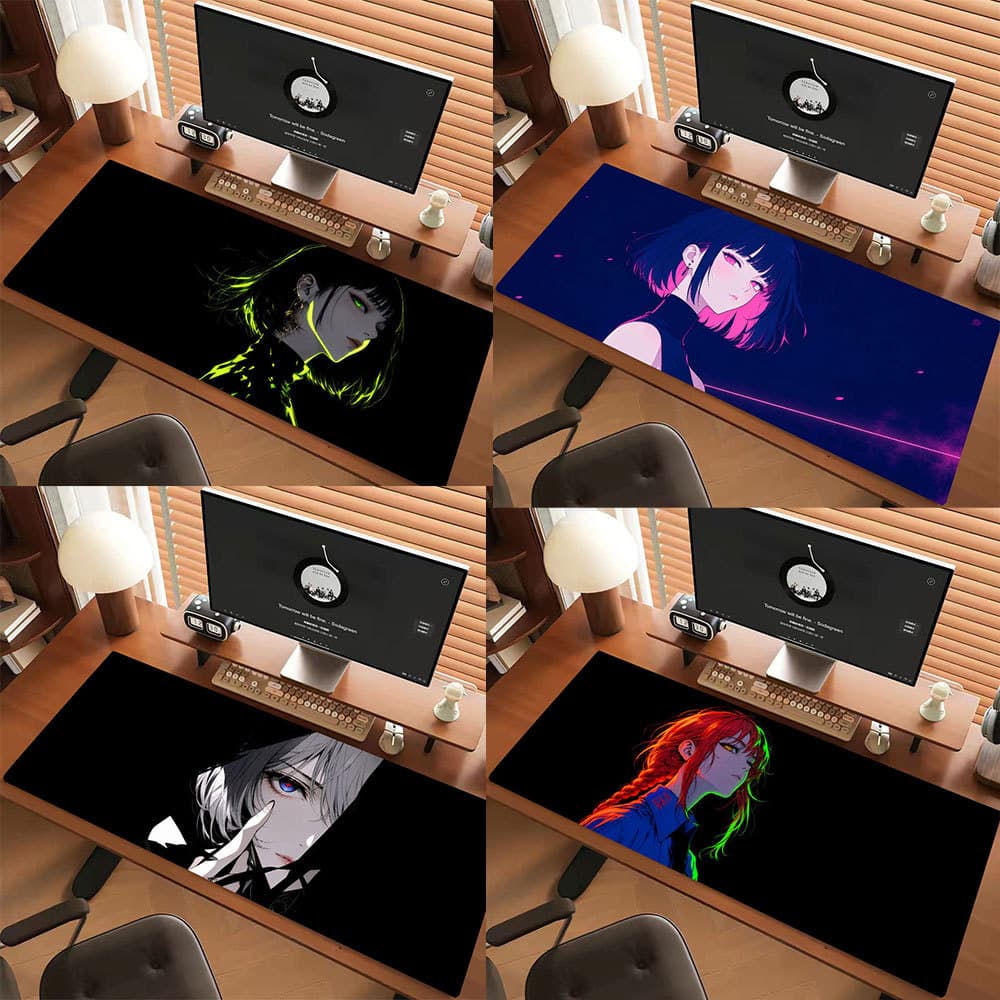 Tapete De Rato Antiderrapante De 80 Polegadas30 cm Mesa Grande , Mouse Pad Longo Para Computador Cool Girl