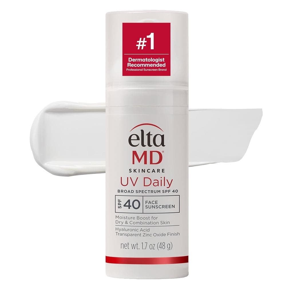 EltaMD UV Daily Hidratante com FPS 40, Protetor Solar Facial com Óxido de Zinco, Hidratante Facial Diário com Protetor S