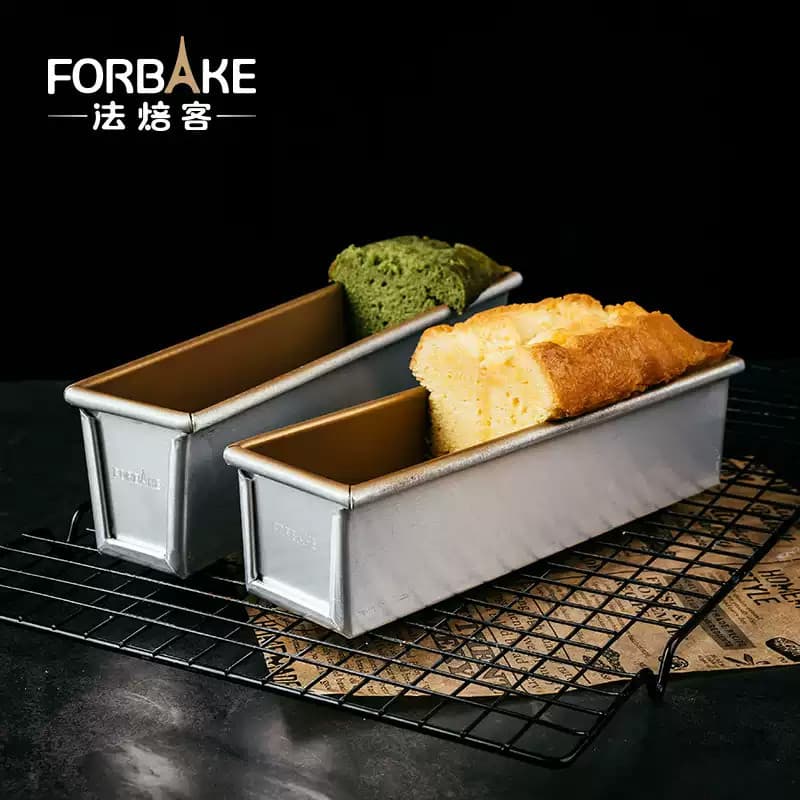 Molde de bolo de libra de padeiro francês barra de frutas antiaderente fundo sólido pequeno molde de pão torradas cozime