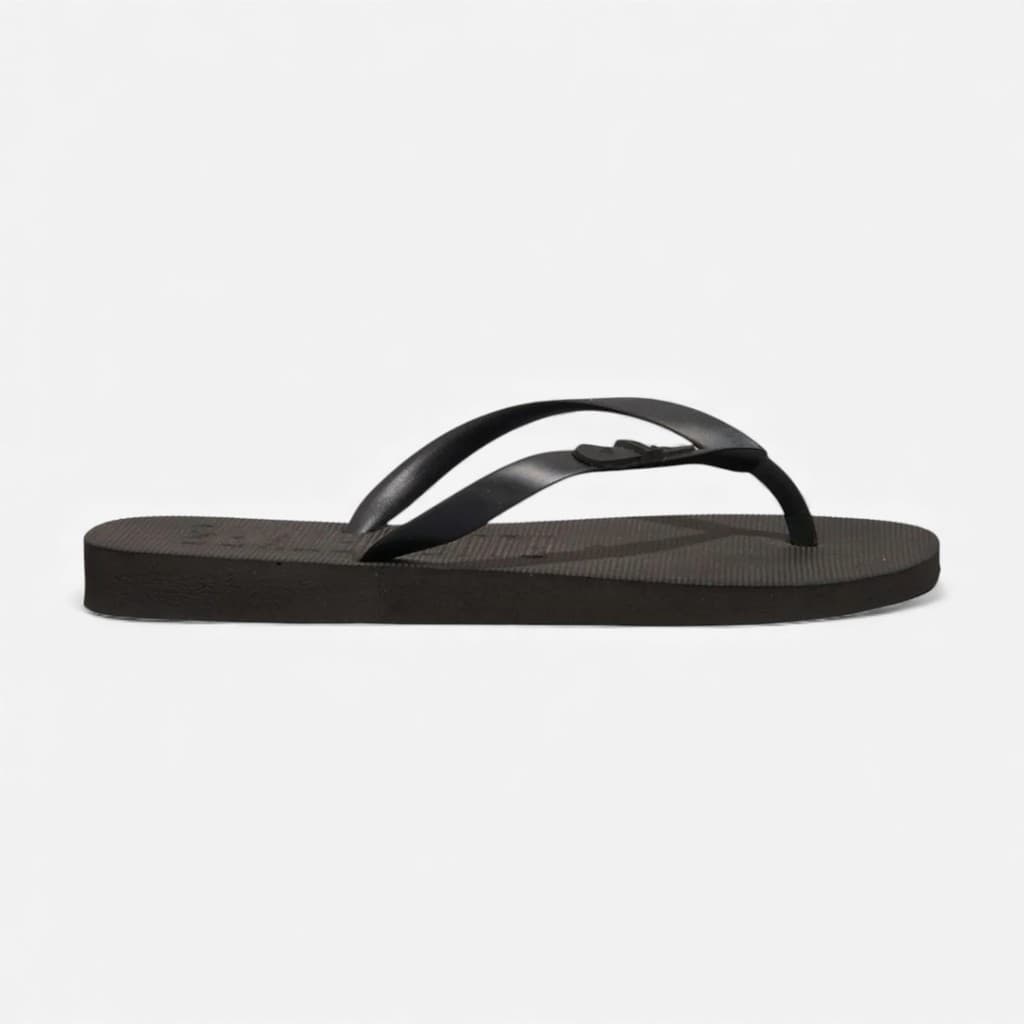 Chinelo Santa Lolla Flip Flop Borracha Preto