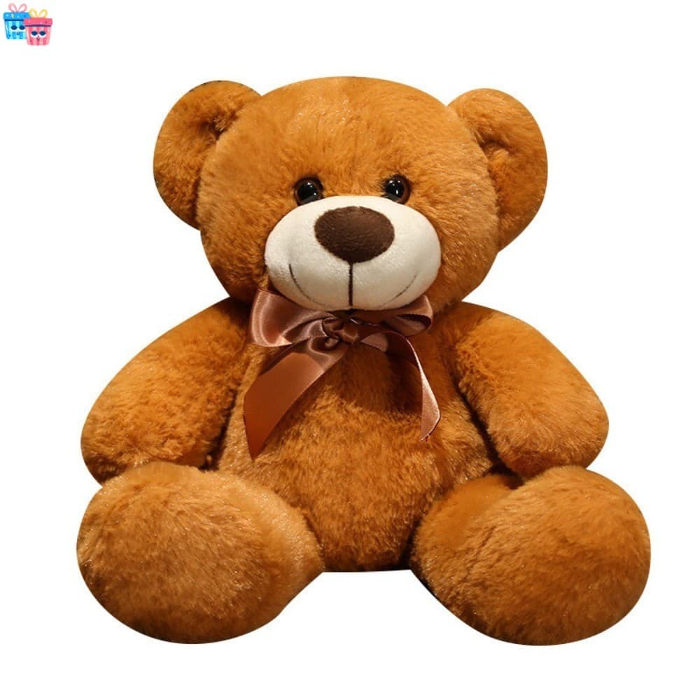 Bonito Adorável Urso De Pelúcia Brinquedo Macio Fofinho Hugggable Boneca Conforto Companheiro Plushie Para Meninas Crian