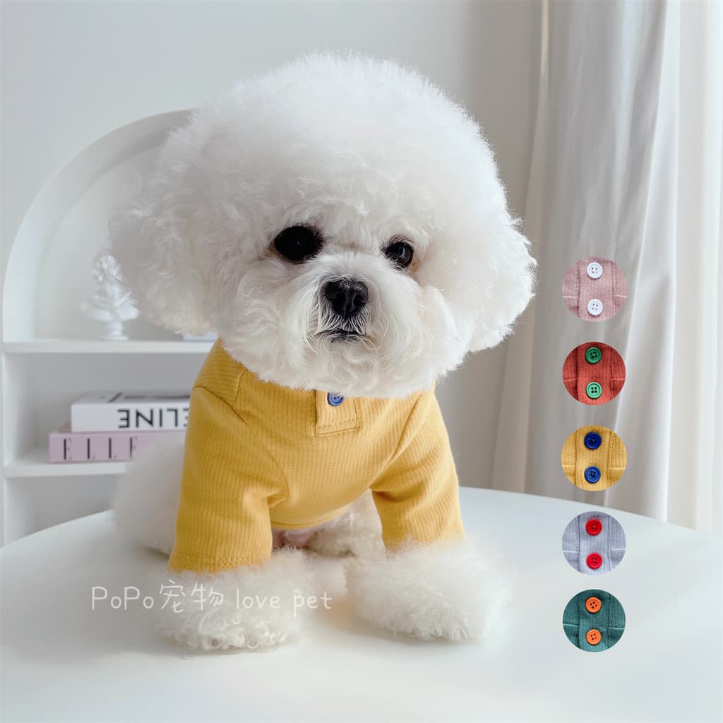 All-Match camisa de fundo cão gato roupas para animais de estimação outono inverno quente malha estiramento bottoming Bi