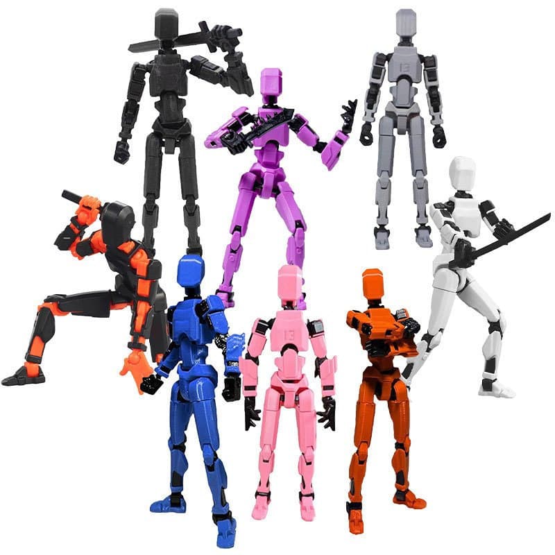 1 Peça 13 Articulações Articuladas Figura Móvel Manequim Boneca DIY Montagem 3D Impresso Brinquedo De Ação Parar Movimen