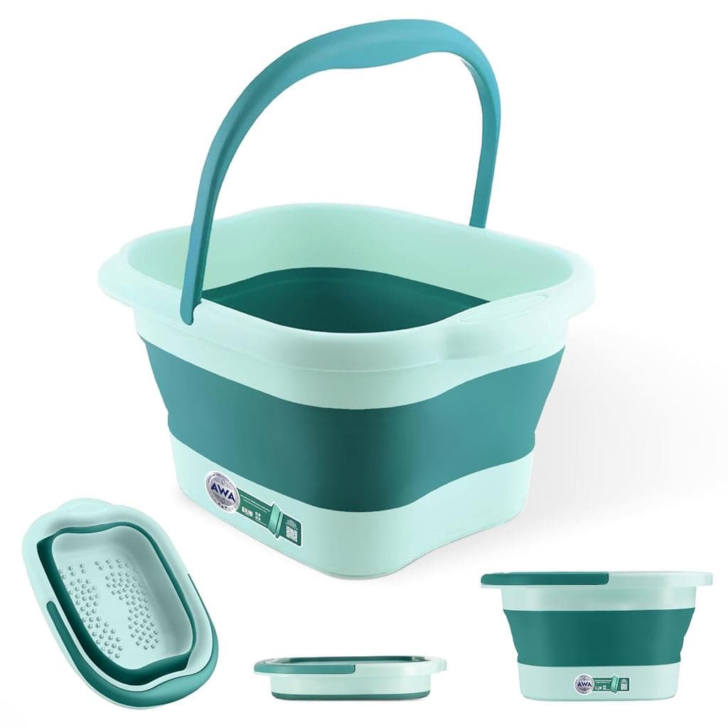 Bacia para Imersão dos Pés, Bacia Dobrável para Imersão dos Pés, Bacia para Banho de Pés com Nódulos de Massagem, Balde