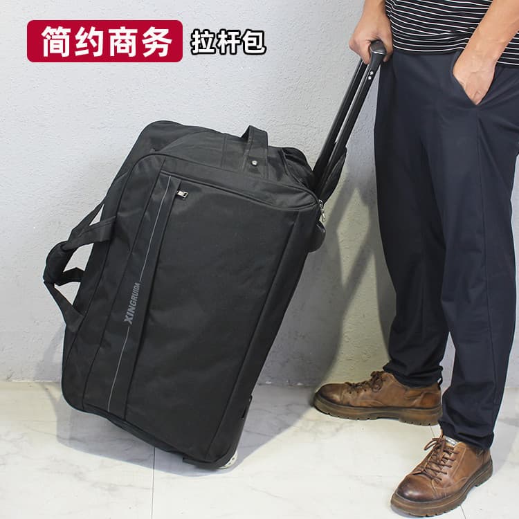 Negócios simples grande capacidade viagem de negócios carrinho bagagem rebocador saco masculino trabalho roupas de viage