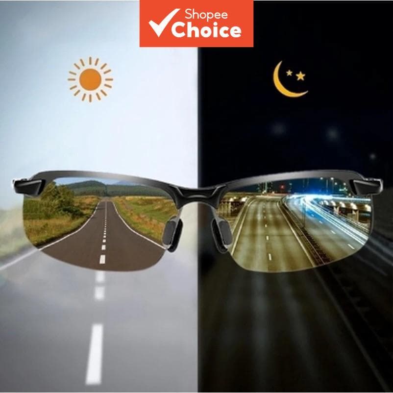 Óculos De Sol Fotocromáticos Polarizados Masculinos Uv400 Dia Noite Condução Pesca Antirreflexo