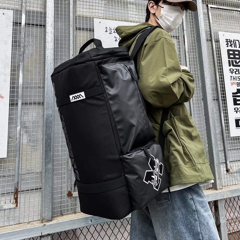 Novo estilo versão coreana grande capacidade Diagonal de um ombro mochila viagem de negócios férias seco molhado separaç