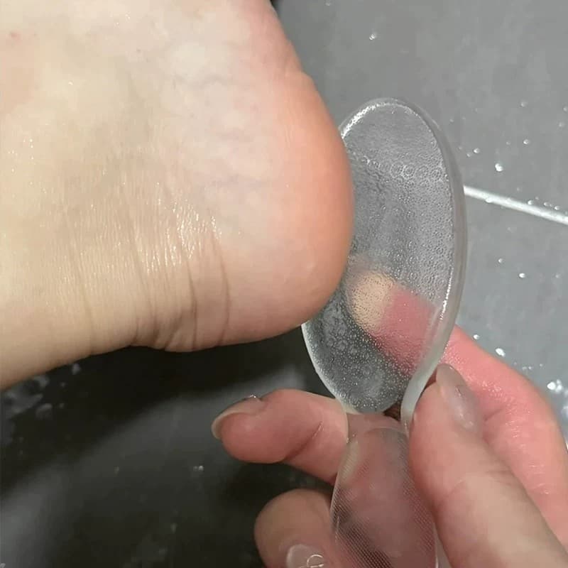 Nano vidro peeling pé moedor dupla cabeça pele morta esfregando pé placa para remover calos mão peeling ferramenta model