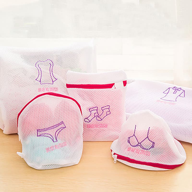 Saco de lavanderia máquina de lavar roupa malha bolso máquina de lavar Anti-deformação saco de malha cuidados domésticos