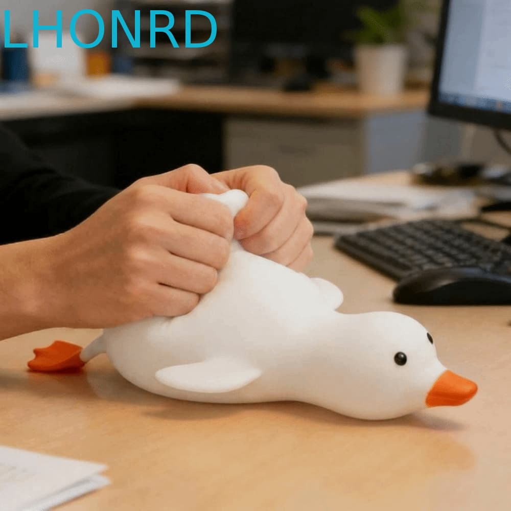 LHONRD Duck Pinch Le , Brinquedo Mole De Pato De Ascensão Lenta Antiestresse De Apertar De Animais Fofos