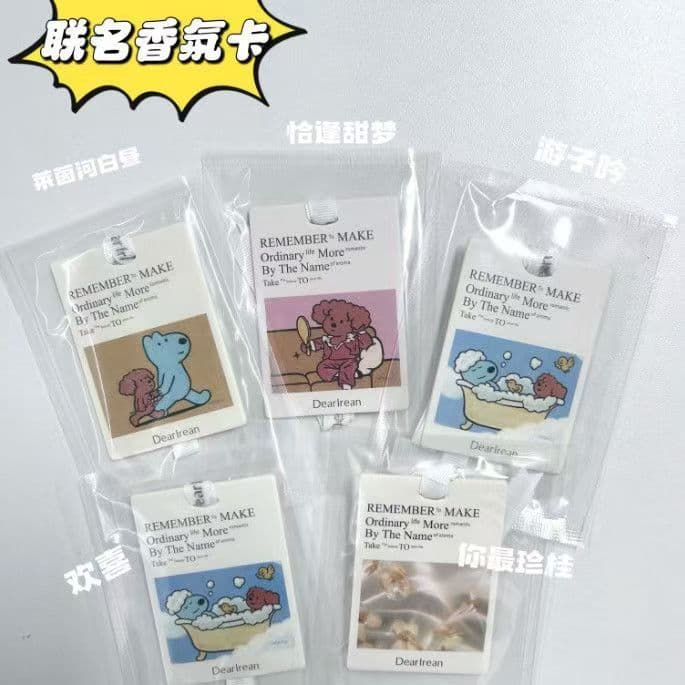 Cartão de aromaterapia Irene exclusivo Co-marca carro guarda-roupa doméstico bagagem fragrância bonito bonito cartão de