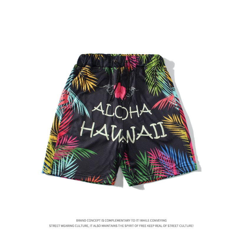 Shorts esportivos masculinos correndo Fitness de secagem rápida Casual cinco pontos verão único malha de seda gelo dos d