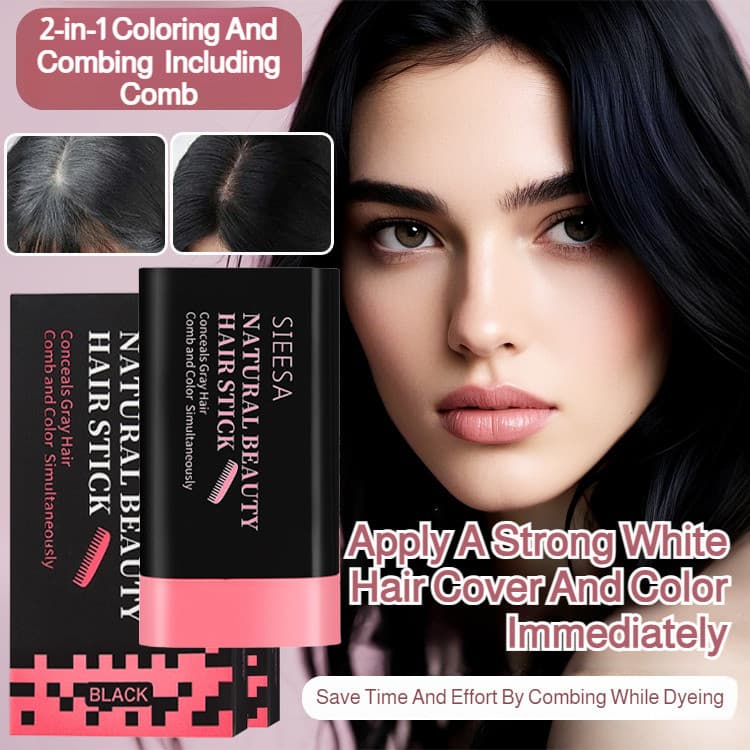 [Coloração Natural] ปากกาย้อมผมแบบใช้แล้วทิ้ง Caneta/Tintura Cabelo/Tingimento Prático