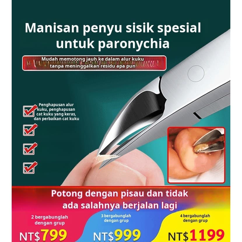 【Especial Para Unhas】Clippers De Unhas De Bico De Águia Para Paronychia/Dedo Do Pé/Corte Profissional