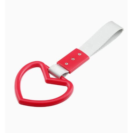 Acessórios Para Carro Bling Heart Handle Ring Acessório De Mulheres Alça De Mão Drift Charm Amortecedor Traseiro Anel De