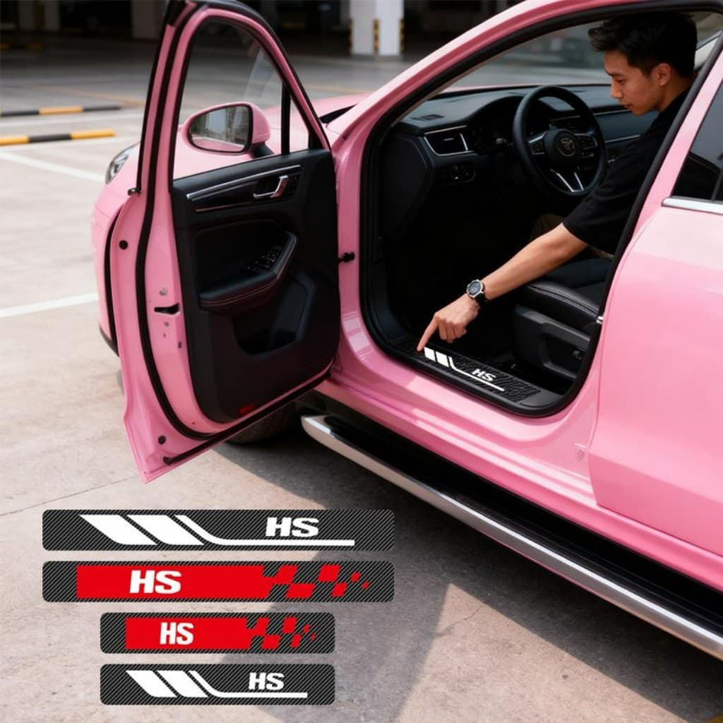 Kit 4 Peças Universal Protetor De Soleira De Porta Automotiva Acessórios Para Carro For MG HS Plug-in Hybrid