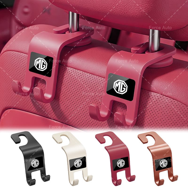 1/2/4 Pçs Gancho De Encosto De Cabeça Do Carro Volta Saco De Assento De Titular Ganchos Para MG ZS GS Gundam 350 Peças T