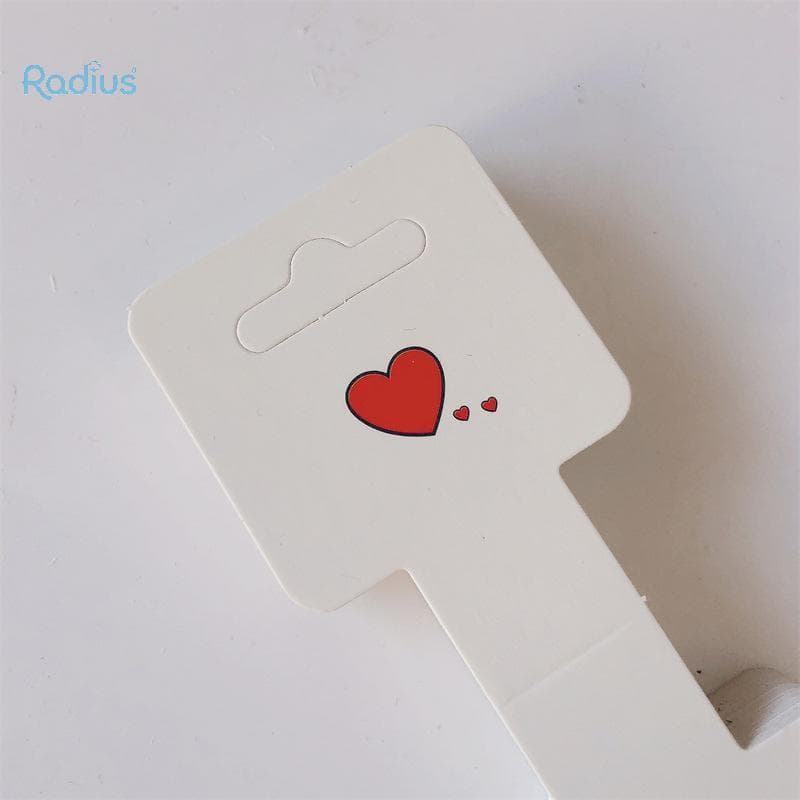 Raio 50 Pçs Estilo Simples Coração Paing Cartões Para Artesanal Nelace Pulseira Hairband De Exibição Varejo Pendurado Ta