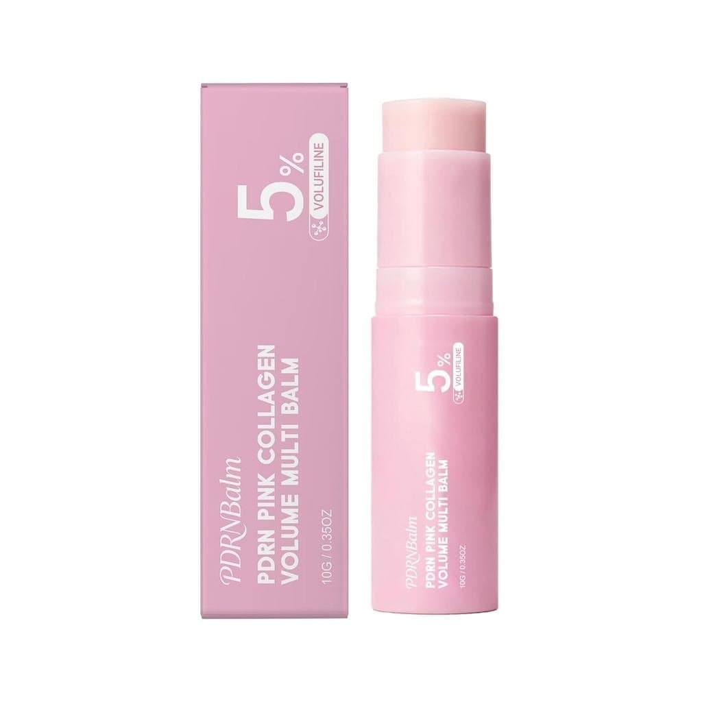Bálsamo Multi-Colágeno em Bastão, Potenciador de Pele K-Beauty com Volufiline e NAD+ para Olheiras, Pescoço, Testa, Linh