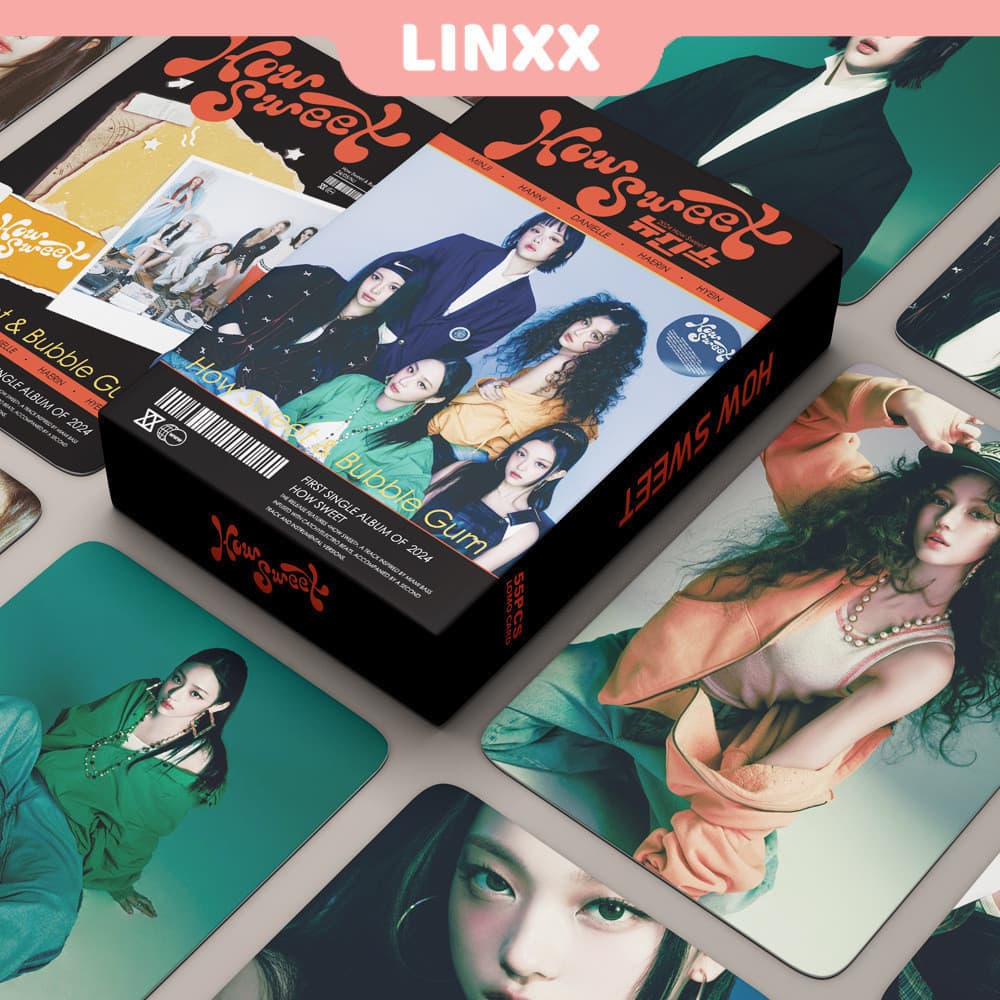 LINXX 55 Peças Newjeans Como SWEET Album Lomo Card Kpop Photocards Series Postcards JSSP 65CP