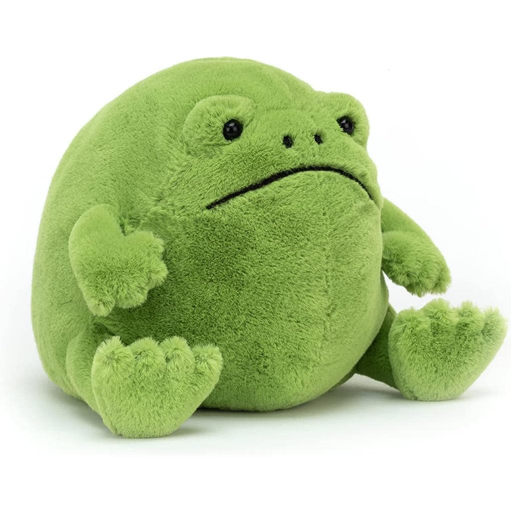 Jellycat Ricky Rain Frog, Animal de Pelúcia, Médio 7 polegadas - Brinquedo de Pelúcia Anfíbio - Presente Clássico para C
