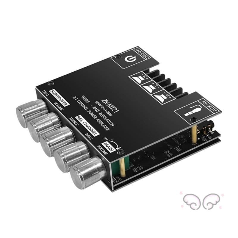 Módulo Amplificador De Potência Digital De 2.1 Canais 50 W x 2 + 100 Com Bluetooth
