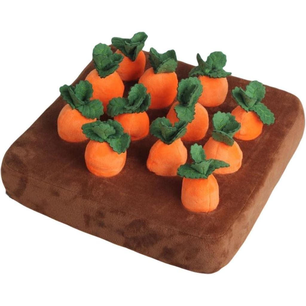 Brinquedo de Pelúcia para Cães Figatia em Forma de Cenoura, Brinquedo para Animais de Estimação em Forma de Fruta e Vege