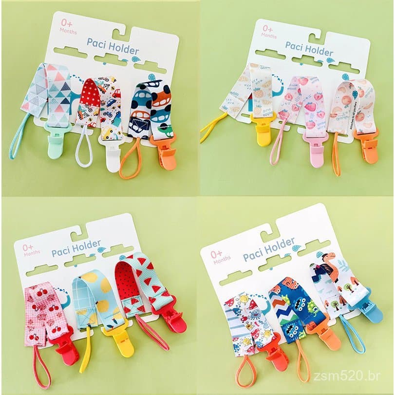 3 Pçs/Set Clipes De Chupeta De Bebê Corrente Manequim Clipe Suporte De Mamilo Para Mamilos Crianças Anexar/Brinquedo Mor