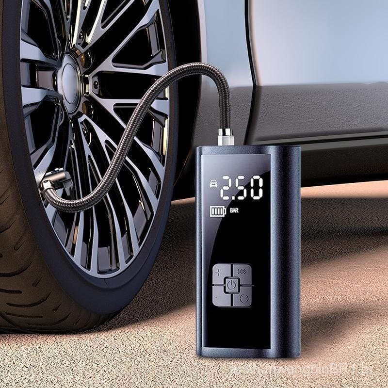 Compressor de Ar Portátil Sem Fio para Carro, Inflador Digital de Pneus, Bomba Elétrica Multifuncional para Encher Pneus