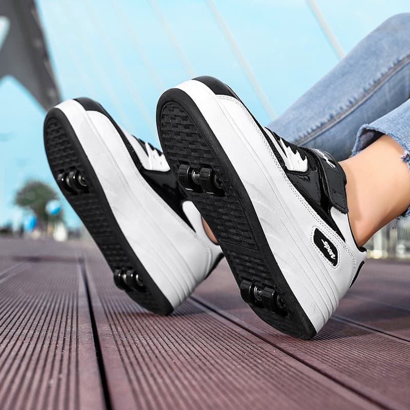 Modelo 2026 De Patins Para Esportes Ao Ar Livre , Respiráveis Crianças E Adolescentes , Sapatos Com Rodas Transformáveis