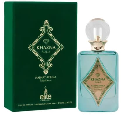 Perfume Feminino Risala Elite Khazna Najmat Africa EDP 100 ml - Novo