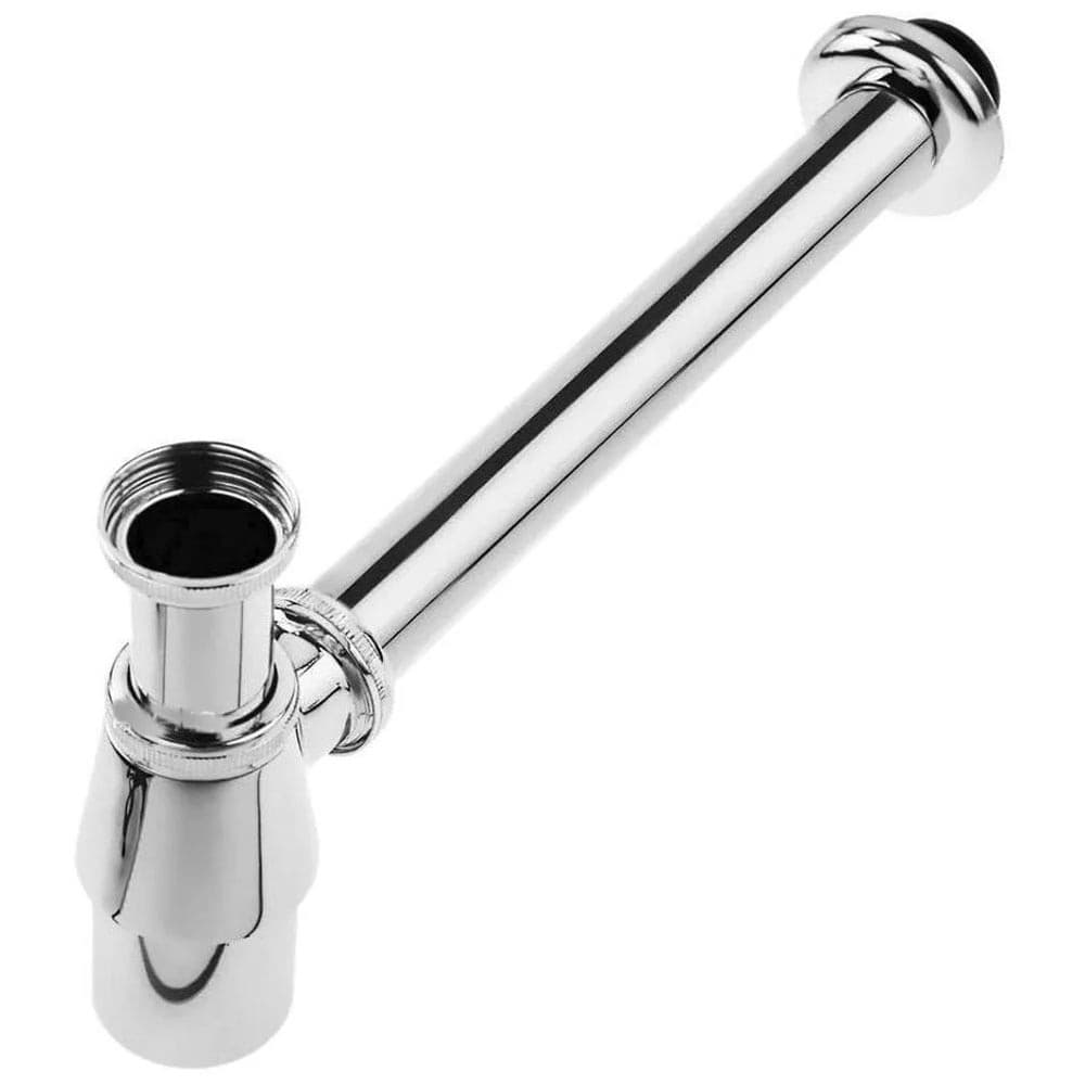 Sifão Lavatório Banheiro Metal Com Copo Cromado 1.1/2 x 7/8
