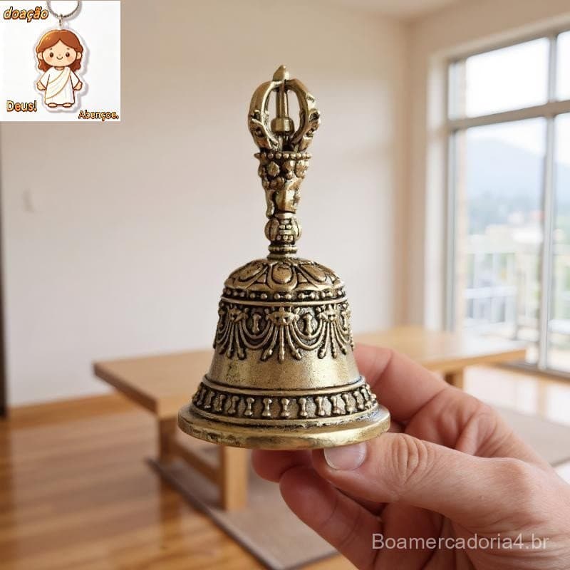 Retro Cobre Sinos De Vento Artesanato Em Bronze Fundição Caindo Tibetano Idéias Pingente De NW