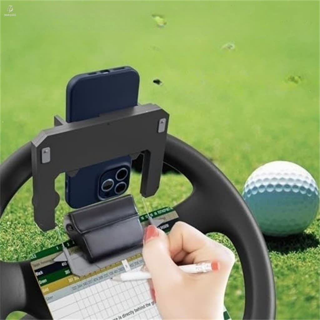 Suporte De Telefone Para Volante De Carrinho De Golfe-Montagem Estável Antivibração Smartphones