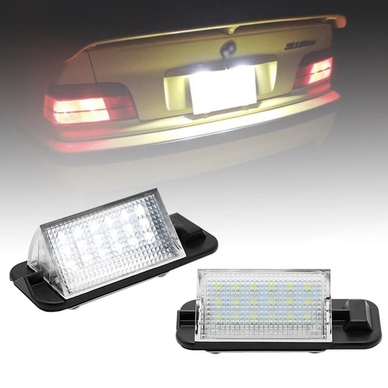 FZ 2 Peças Para BMW Série 3 E36 318i 318is 318ti 320i 323i 325i 325is 328i 328is M3 1992-1998 Branco LED Número Luz Da P