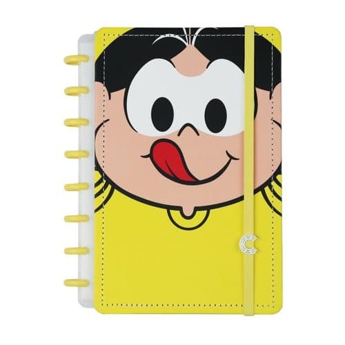 Caderno Inteligente Grande 80 Folhas Amarelo Com Elástico Reposicionavel Organizador