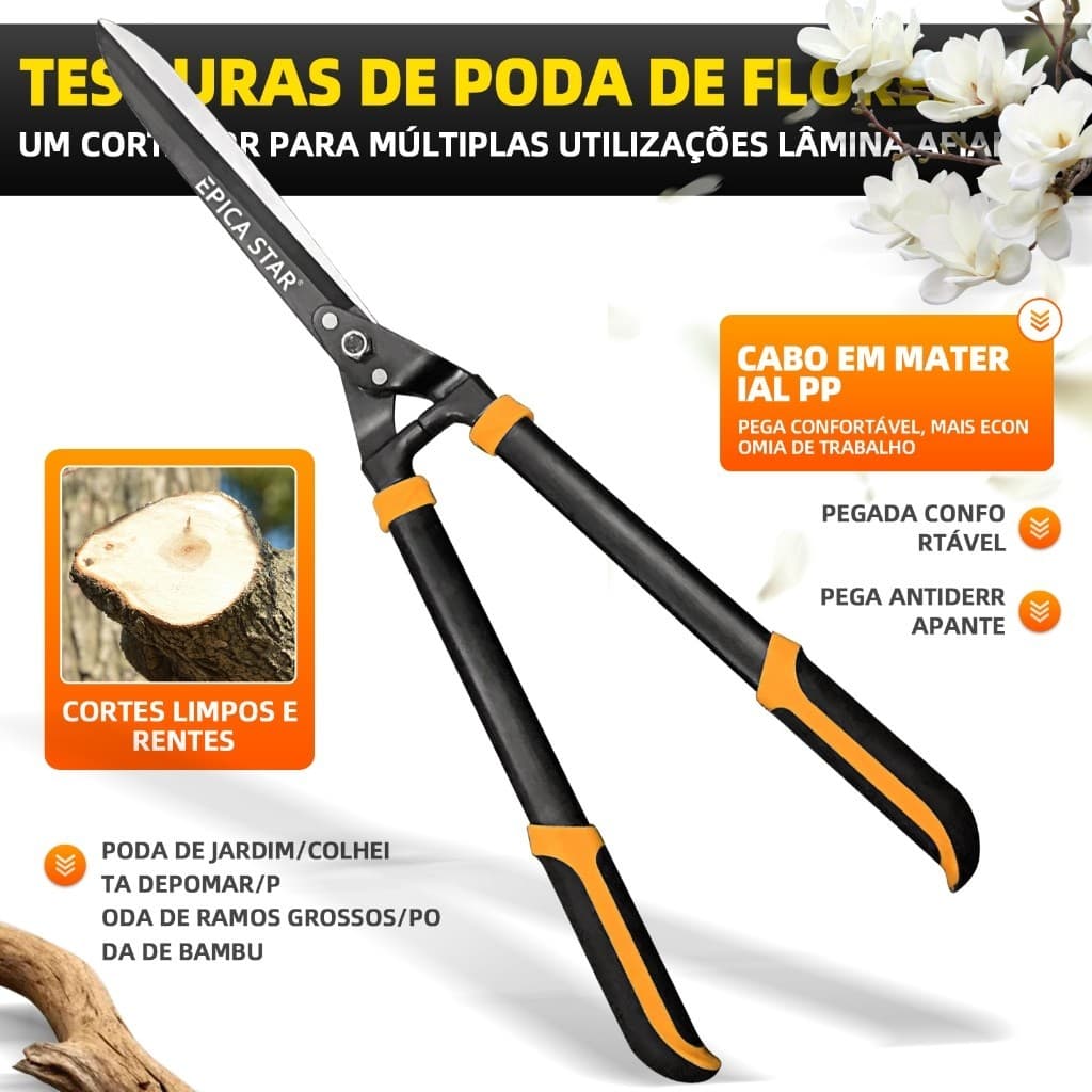 Tesoura De Poda Epica Star De 10 Polegadas Para Podas Perfeitas.