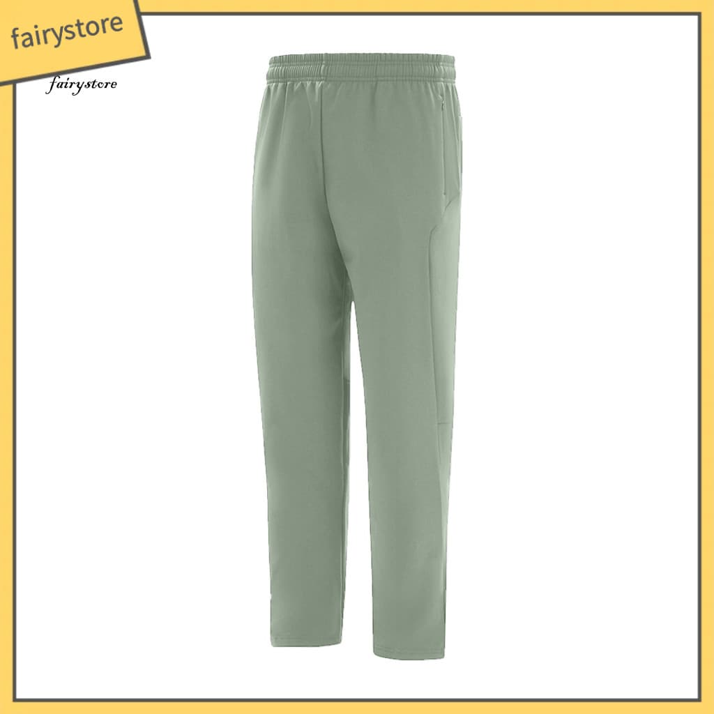 Reinforced Pocket Sweatpants Men's Waterproof Outdoor Sports Pants Elastic Waist Mountaineering Trousers Durable Loose F