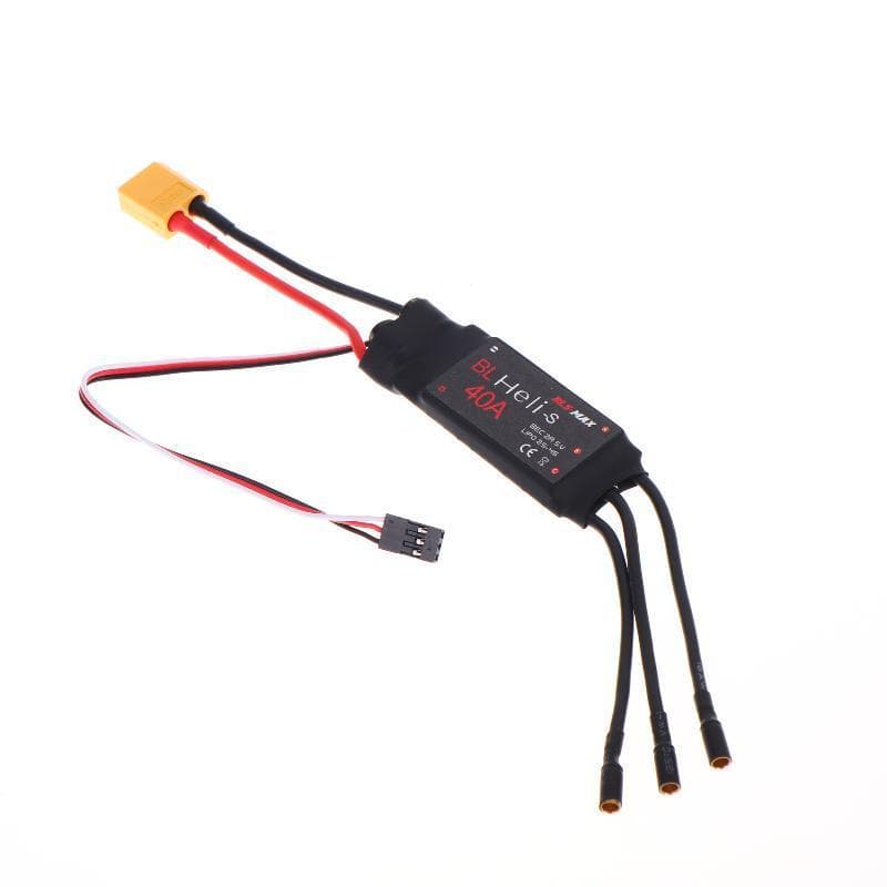 ESC Sem Escova Bidirecional HV 30A 40A 2 4S BEC Otimizado Para Carros RC Poderoso Controle De Torque