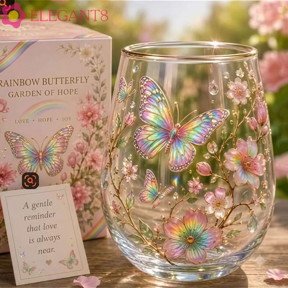 Copo De Vidro Em Relevo AELEGANT , Xícara De Chá Transparente De Abelha , Caneca Colorida Com Padrão De Pássaro De Grand